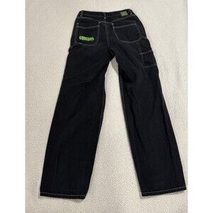 Y2K Empyre Embroidered Black Jeans Women's Size 2